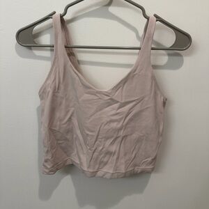 Lululemon light pink align tank size 6